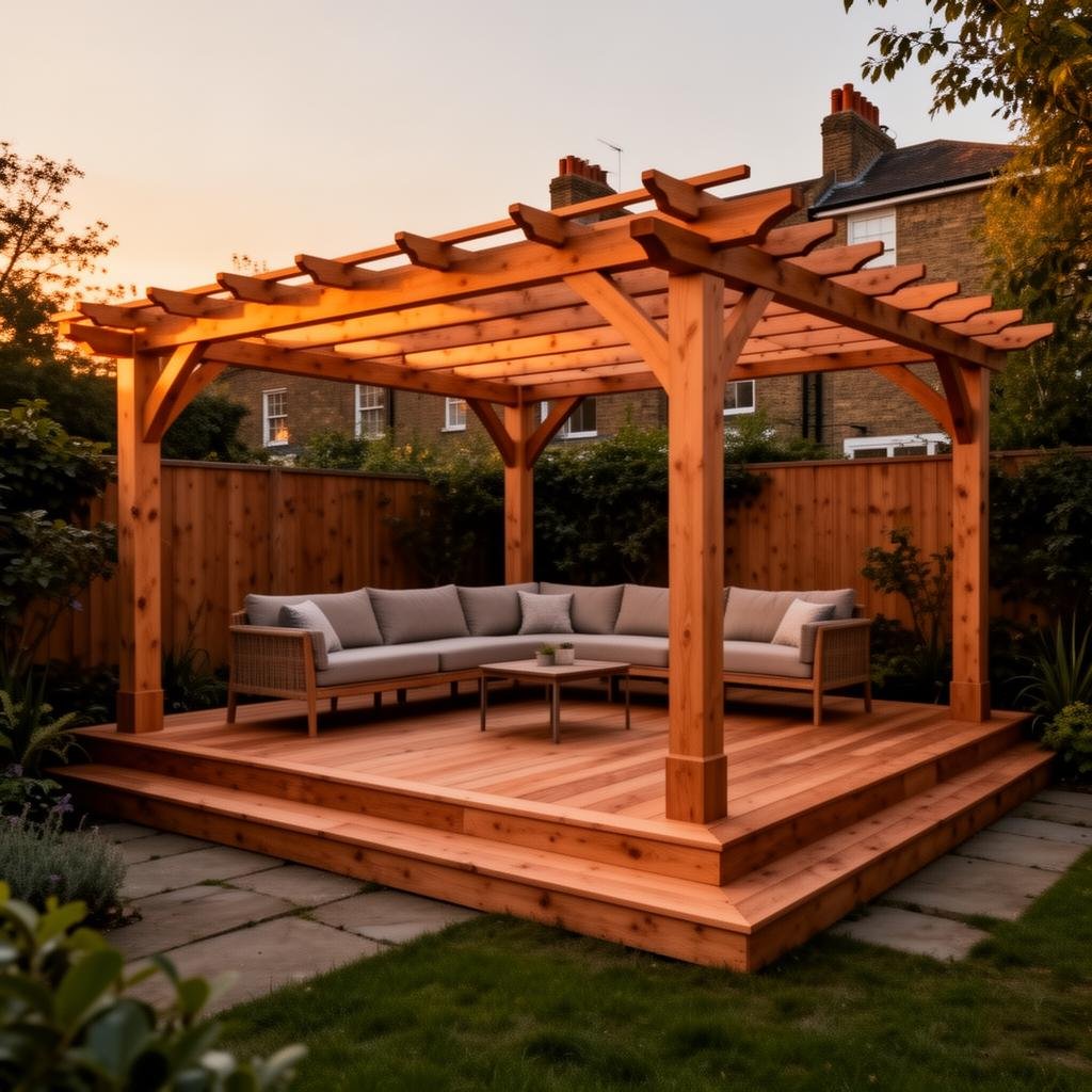 Cedar Garden Pergola